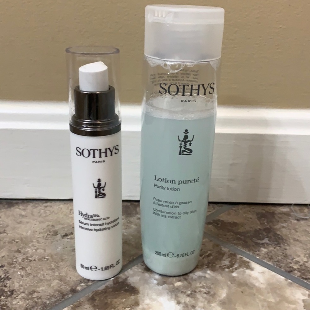 Sothy’s full size serum intense hydrant and purity lotion
